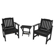 Picture of 2 Lehigh Garden Chairs with Folding Adirondack Side Table
