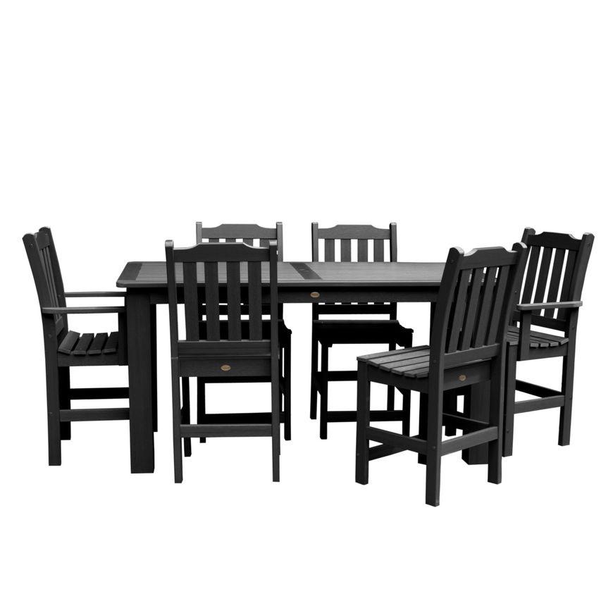 Picture of Lehigh 7pc Rectangular Dining Set 37in x 72in - Counter Height