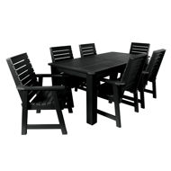 Picture of Weatherly 7pc Rectangular Dining Set 37in x 72in - Dining Height