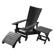 Picture of Manhattan Beach Adirondack Chair with Folding Adirondack Side Table and Ottoman