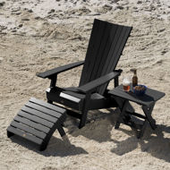 Picture of Manhattan Beach Adirondack Chair with Folding Adirondack Side Table and Ottoman