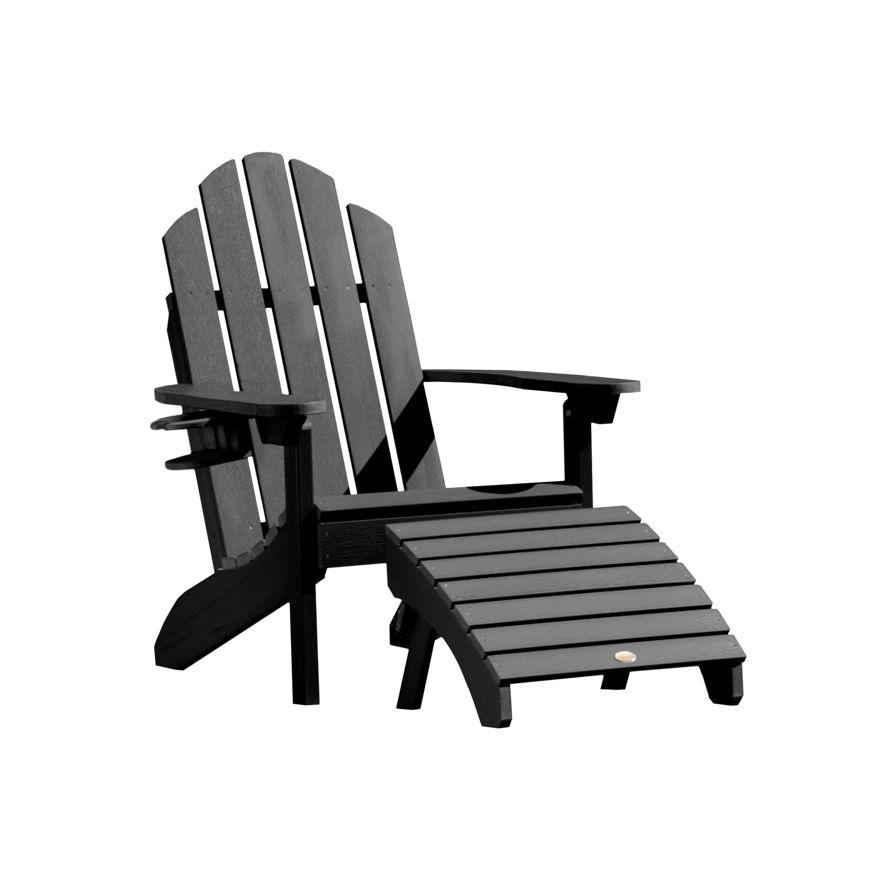 Picture of Classic Westport Adirondack Chair with Cup Holder &amp; Folding Adirondack Ottoman