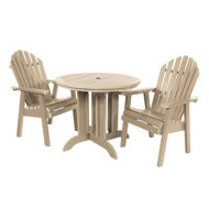 Picture of Commercial Grade 3 Pc Muskoka Adirondack Bistro Dining Set with 36” Table