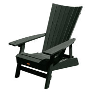 Picture of Manhattan Beach Adirondack Chair with Wine Glass Holder and Folding Adirondack Ottoman