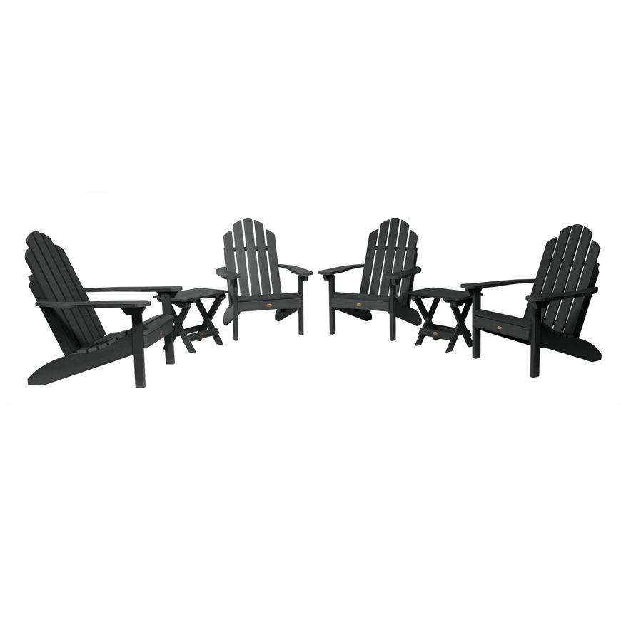 Picture of 4 Classic Westport Adirondack Chairs with 2 Folding Side Tables