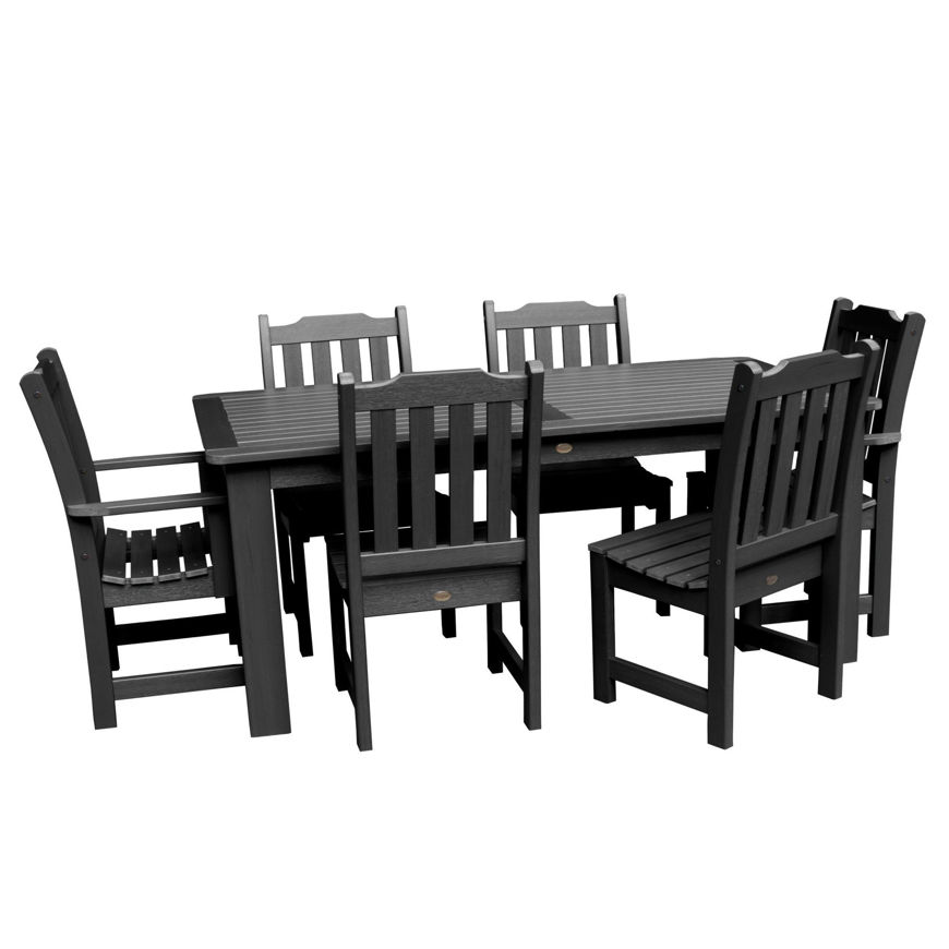 Picture of Lehigh 7pc Rectangular Dining Set 37in x 72in - Dining Height
