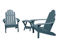Picture of 2 Classic Westport Adirondack Chairs with 1 Adirondack Folding Side Table