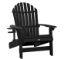 1 King Hamilton Folding and Reclining Adirondack Chair with 1 Easy-add Cup Holder