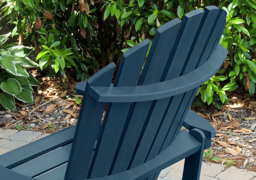 1 King Hamilton Folding and Reclining Adirondack Chair with 1 Easyadd