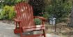 1 King Hamilton Folding and Reclining Adirondack Chair with 1 Easy-add Cup Holder
