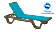 Picture of Grosfillex MARINA Sling Chaise Without Arms Shipped in Packs of 14