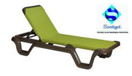 Picture of Grosfillex MARINA Sling Chaise Without Arms Shipped in Packs of 14