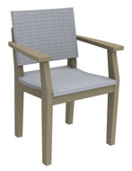 Seaside Mad DIning Arm Chair