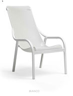 NARDI NET LOUNGE CHAIR WHITE