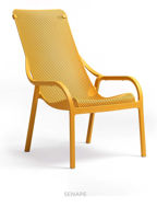 NARDI NET LOUNGE CHAIR SENAPE