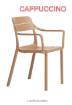 NARDI CASSIA DINING ARM CHAIR CAPPUCCINO